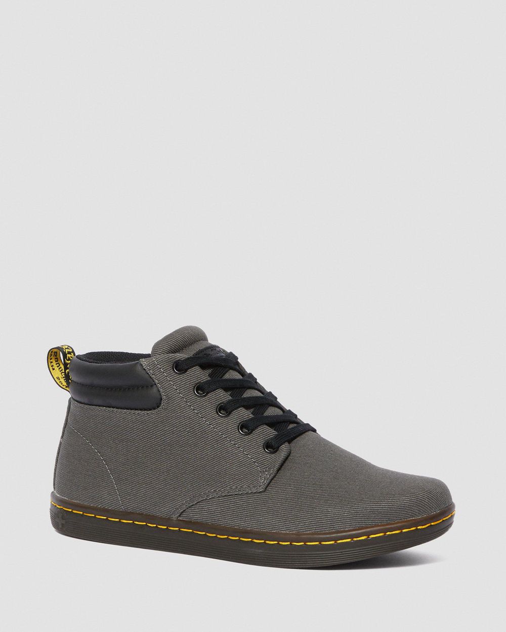 Dr Martens Maleke Twill Platene Casual Topánky Panske ( Siva ) SK 451-VDBPKS